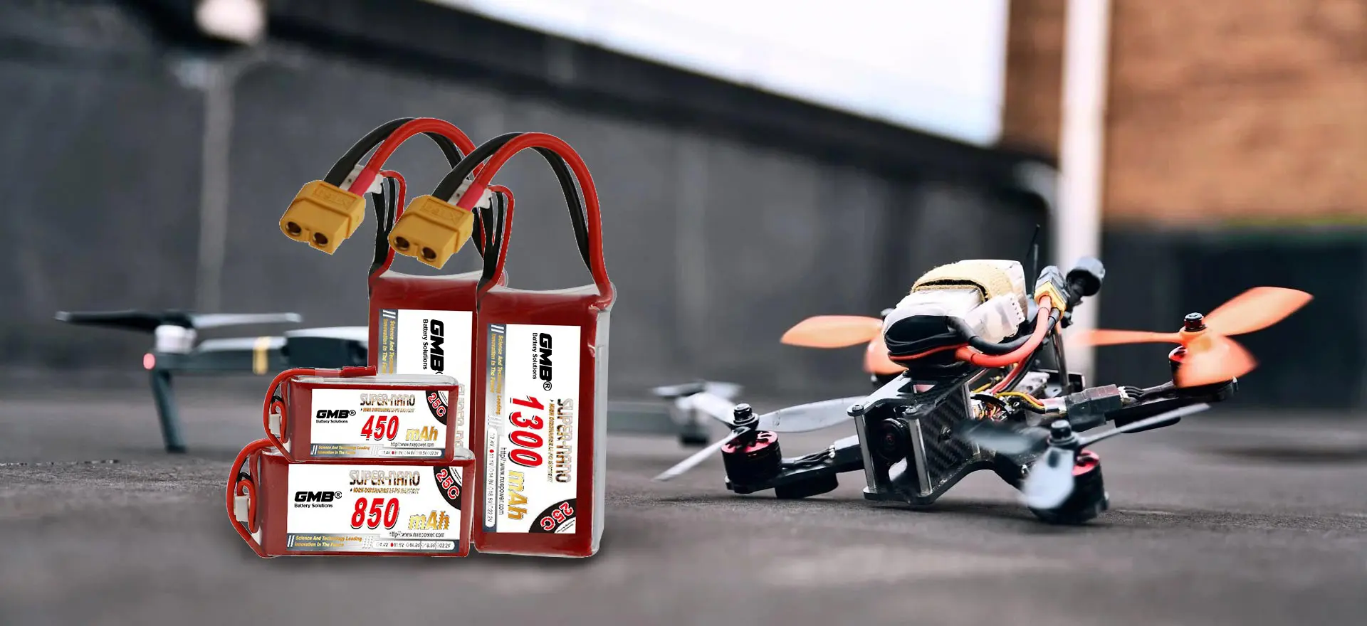 GMB FPV Drone lipo battery packs