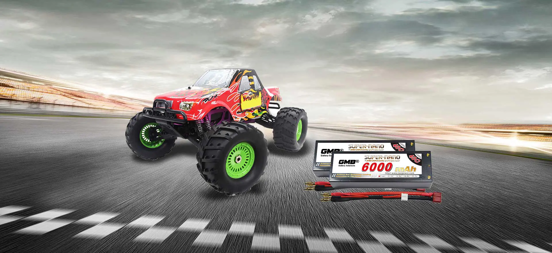 GMB RC car model lipo battery packs