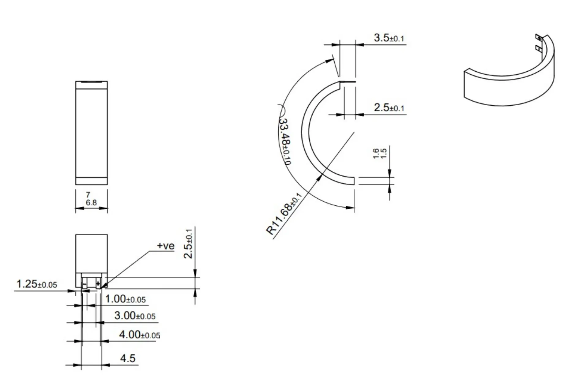 Drawing of GMB150733R